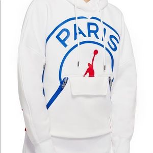 Womens Nike Paris Germain white sweatshirt